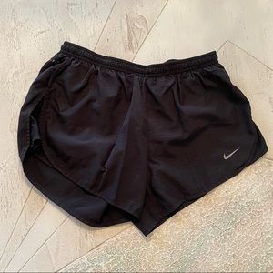Nike black running shorts